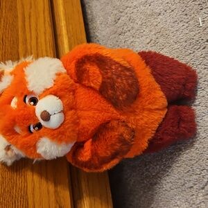 Disney Parks Pixar Turning Red Panda Mei Plush 9" Pink Backpack Go Bag Toy